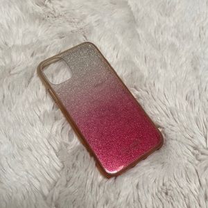 Kate Spade Apple iPhone 11/XR Protective Hardshell Case ombre Glitter